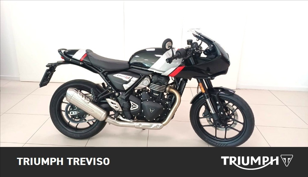 TRIUMPH Thruxton 400 Phantom Black / Aluminium Silver Abs